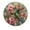 FFclock039, variant on ZXCXRQFa Red Rose Flower Wall Clock Silent 10 Inch Round Decorative Battery Operated Non Ticking Wood Quiet Clocks for Bedroom Office School Home