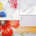 thumbnail image 6 of Stall Shower Curtain 36W x72H Inches Small Shower Curtain Floral Shower Curtains for Bathroom RV Narrow Flower Shower Curtains with 12 Hooks Short Half Shower Curtain Stall Size, 6 of 6