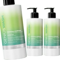 Redken Genius Wash Cleansing Conditioner for Medium Hair, 16.9 oz - Pack of 3