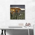 thumbnail image 2 of ARTCANVAS Old Car In The Field Painting Home decor Canvas Art Print - Size: 18" x 18" (1.50" Deep), 2 of 9