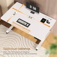 thumbnail image 5 of 31.5" Foldable Electric Standing Desk for Small Space, 180° Tiltable Mobile Rising Computer Desk, Height Adjustable Drawing Desk, Study Writing Table, 5 of 7