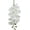 White, variant on 27.5 Inch 8 heads Artificial Phalaenopsis Flowers Branches 1 pc Silk Orchids Flowers Stem Plants for Home Office Wedding Decoration