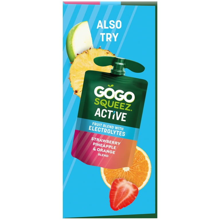 GoGo squeeZ Active Electrolyte No Sugar Added Cherry