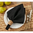 thumbnail image 5 of Saro Lifestyle Everyday Design Cloth Table Napkins (Set of 12) Black, 5 of 5