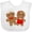 AA-White, variant on Inktastic Gingerbread Couple Boys or Girls Baby Bib
