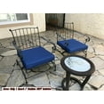 thumbnail image 3 of QQbed Outdoor Seat Chair Patio Cushion Pad Cover Duvet Case 20X18"X4" 18X20 Navy, 3 of 8