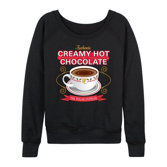 The Polar Express - Polar Express Hot Chocolate - Women's French Terry Pullover Long Sleeve Shirts