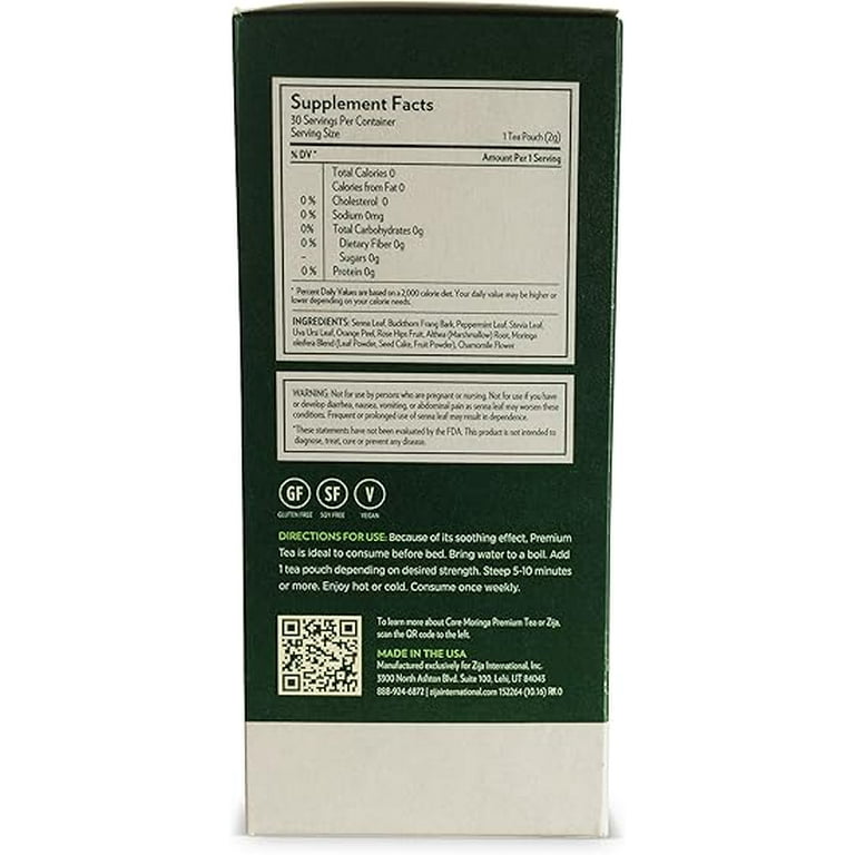 Zija Premium Moringa Miracle Tea, 30 Packets, Net WT. 60g Zija Premium Moringa Miracle Tea, 30 Packets, Net WT. 60g