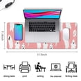thumbnail image 5 of Long Mouse Pads for Desk,Halloween Ghosts with Boo Desk Mats on Top Of Desks, Desk Mouse Pad Extra Large with 3mm Non-Slip Base and Stitched Edge for Gaming,Office,Work,Home 31.5x11.8in, 5 of 5