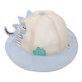 thumbnail image 4 of KAKOWELY 1 sombrero de pescador de malla transpirable para niños con dibujos de dinosaurios bordados., 4 of 4