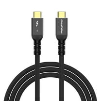 Alvin's Cables Thunderbolt 5 Cable, 4ft USB-C to USB-C Cable 120Gbps Bandwidth 240W PD Fast Charging 16K Display, Compatible with Thunderbolt 4/3,USB4, for MacBook,eGPU,Dock, Intel Certified