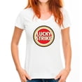 thumbnail image 1 of Camiseta de cigarrillo Lucky Strike para hombres, camisa Vintage nostálgica de algodón para fumar, Camiseta estampada de bronceado, camisetas de moda con cuello redondo Fivean unisex, 1 of 2