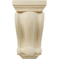 thumbnail image 2 of Ekena Millwork 7 1/2"W x 4 1/2"D x 14"H Cole Pilaster Wood Corbel, Rubberwood, 2 of 4