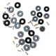 thumbnail image 2 of 24 piezas muebles de muebles patas almohadillas protectores de silla sin deslizamiento cubiertas con tornillos, 2 of 5