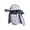 Gray, variant on ™ 07-281 Fashion Summer Outdoor Sun Protection Fishing Cap Neck Face Flap Hat Wide Brim