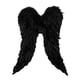 thumbnail image 2 of Ala de hada, ala de plumas, vestido elegante divertido y encantador, ala decorativa de ala de Ángel para puesta en escena, recuerdos de fiesta, Negro, 2 of 6