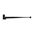 thumbnail image 6 of Renovators Supply Lift Off Pintle Strap Hinge 24" Black Wrought Iron Rustic Reversible Pintle Bean Strap Gate and Door Hinges w/Hardware Pack of 10, 6 of 11