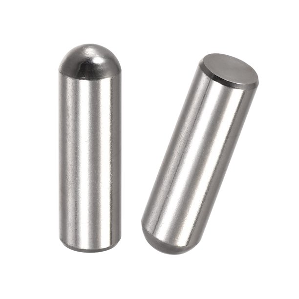 12x45mm Pasador Pasadores, 2uds 304 Inoxidable Acero Redonda Cabeza Plana Chaflanado Extremo Espiga Pasador Madera Litera Cama Estante Picas Soporte Estantes Sujeción Elementos Unique Bargains pasadores