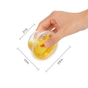 EDI Clear Plastic Disposable Portion Cups/Souffle Cup with Lids (3.25 oz, 50)
