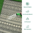 thumbnail image 5 of CAROMIO Khaki Black Boho Outdoor Area Rug 5x8 ft Waterproof Reversible Plastic Mat for Camping RV Picnic, 5 of 7