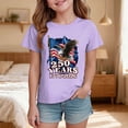 thumbnail image 2 of mgoYE 250 Years America Anniversary Shirt Girls Boys 250th Independence Day Birthday Shirt USA Flag Star and Stripes Shirt for Kids(Purple,9-10 Years), 2 of 5