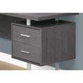thumbnail image 2 of 71" Grey L-Shape Computer Desk With Three Drawers, 2 of 4