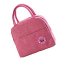 thumbnail image 3 of Box Lunch Bag High Capacity Reusable Tote Heat Preservation Dinner Insulation Hangbag, 3 of 5