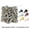 Khaki, variant on Washcloth Loofah Combo, Bath Loofah Sponge with Drawstring, Exfoliation Mesh Shower Puff Ball for Body Wash Cleansing and Smooth Skin Pink