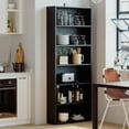 thumbnail image 2 of IRONCK Bookcases Floor Standing 6 Tier Shelves 70in Tall for Home Office Industrial Black, 2 of 6