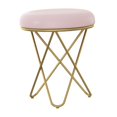 thumbnail image 4 of yuksok Tabouret de Maquillage Coussin Repose-Pieds Moderne pour Bureau Intérieur Entrée Rose, 4 of 9