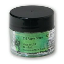 Jacquard Pearl Ex Pigment, 3g Jar, Apple Green