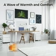 thumbnail image 6 of Comfort Zone Fan-Forced Personal Space Heater with Thermostat, White, 6 of 7