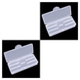 thumbnail image 1 of Seitruly Caja de almacenamiento de herramientas para decoración de uñas, organizador de herramientas de manicura portátil de PVC, contenedor 2piezas, 1 of 6