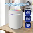 thumbnail image 2 of 2 in 1 USB Electric Aromatherapy Oil Diffuser Ultrasonic Air Humidifier Mist Maker with Colorful Light for Home Office and Car (White), 2 of 8