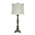 thumbnail image 1 of Bowery Hill Lampe de Table Poly en Gris Antique, 1 of 2