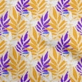 thumbnail image 1 of oneOone Silk Tabby Light Peach Fabric Leaves & Floral Sewing Material Print Fabric By The Yard 42 Inch Wide, 1 of 5