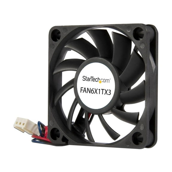 Ventilador StarTech de 60mm, 4000 RPM, 28dBA. Color Negro. Startech FAN6X1TX3
