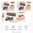 thumbnail image 2 of Yayeee Pillowcase King Size Set of 2 Satin Wrinkle Resistant Pillow Case, White Cakes Pattern, 2 of 7