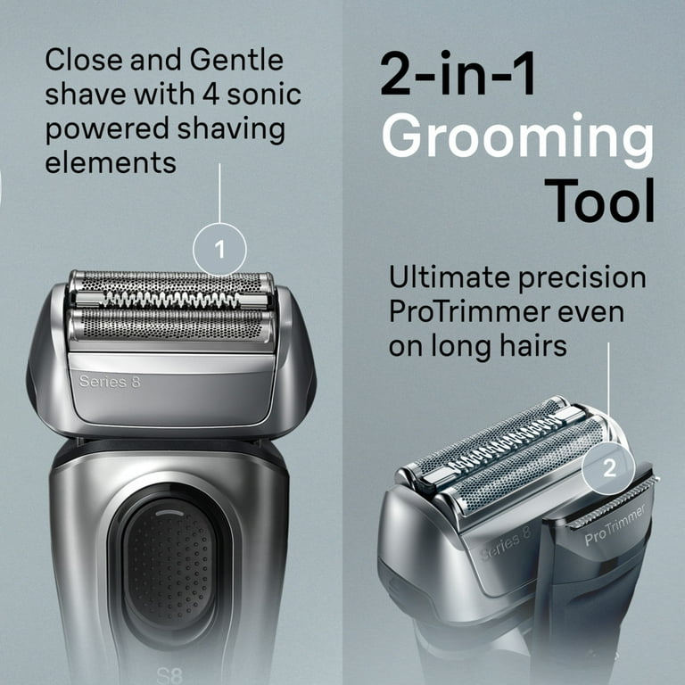 Braun Series 8 8567cc Men's Electric Shaver with 4+1 Shaving