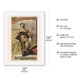 thumbnail image 2 of Herrmann the Great - Leon Herrmann - Vintage Magic Poster c.1897 - Japanese Unryu Rice Paper Art Print (Unframed) 12 x 16 in, 2 of 4