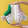 thumbnail image 3 of Home Slipper Womens Rabbit Bear Winter Warm Kawaii Contton Plush Funny cute Indoor Floor Non Slip Home Men Male Shoes Female, 3 of 5
