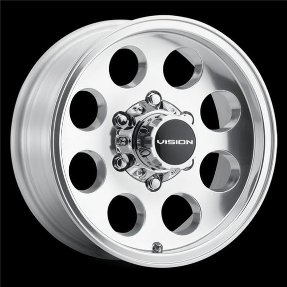 Vision 56-2936P0 6 x 135 mm Midway Wheel Rim - Polished