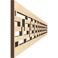 thumbnail image 3 of Ekena Millwork 46 3/8"W x 4"H x 1/4"T Tulum Fretwork Moulding, Birch, 3 of 13