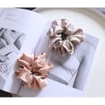 thumbnail image 6 of GIXUSIL 5 Pcs Satin Silk Scrunchies for hair, Big Hair Scrunchies Satin Hair Ties Ponytail Holder No Hurt Your Hair, 6 of 9
