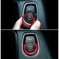 thumbnail image 6 of Anodized Red Aluminum Keyless Engine Push Start Button Decoration Ring Trim For BMW 2 3 4 Series X1 (F22 F30 F32 F34 F48), 6 of 9