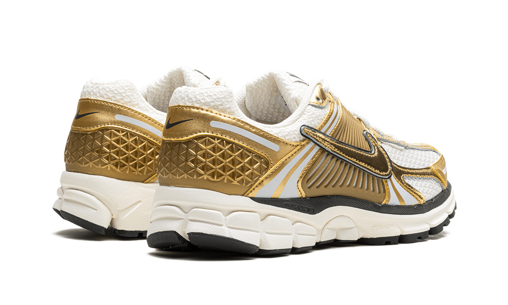 NIKE WOMENS Zoom Vomero 5 WMNS "Metallic Gold" HF7723 001 from Stadium Goods