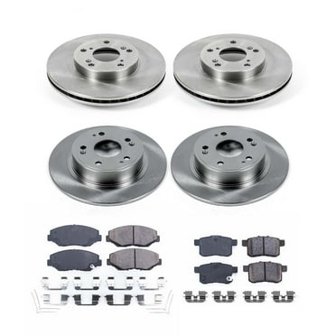 Ultimate Brakes Front and Rear Ceramic Brake Pad and Rotor Kit with Hardware WM81085