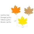 thumbnail image 2 of Wrapables Autumn Maple Leaves Gift Tags/Kraft Hang Tags with Jute Strings for Gift-Wrapping, DIY, Arts & Crafts, (100pcs), 2 of 6