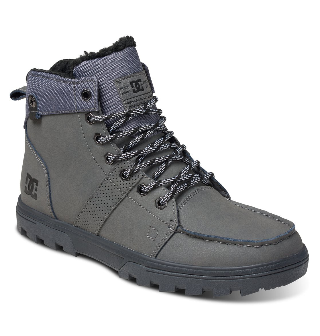 Woodland Snow Boots Grey Leather 