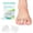 Clear, variant on Promifun Gel Hammertoe Corrector Soft Gel Toe Straightener Toe Corrector for Men Women Bunion Hammer Toes Bent Curled Toes,6 Count,Multi-Size,Clear